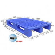 82#川字底單面網格卡板